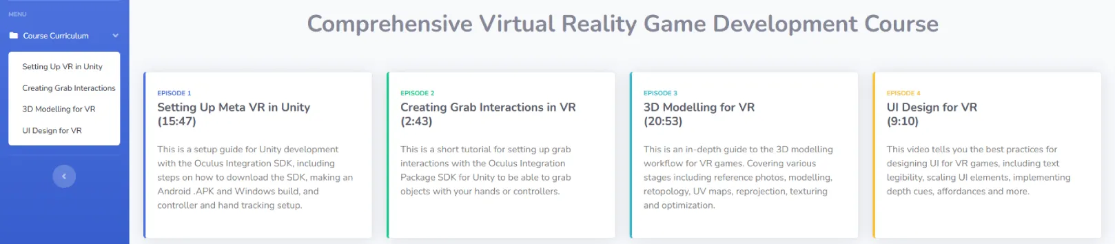 Image for VR Game Development Tutorial Series